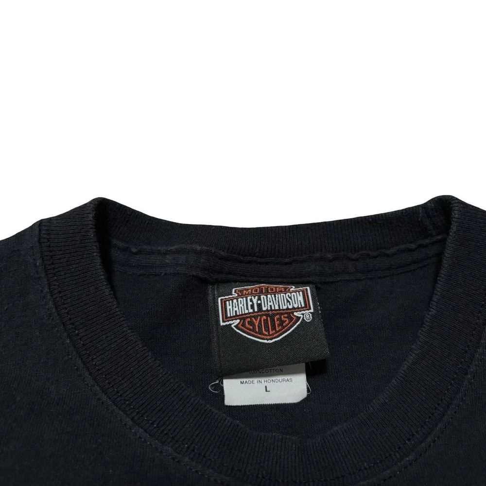 Harley Davidson Youth Boys Black Hills Rally 7nd Annual Sturgis T Shirt Sz Large